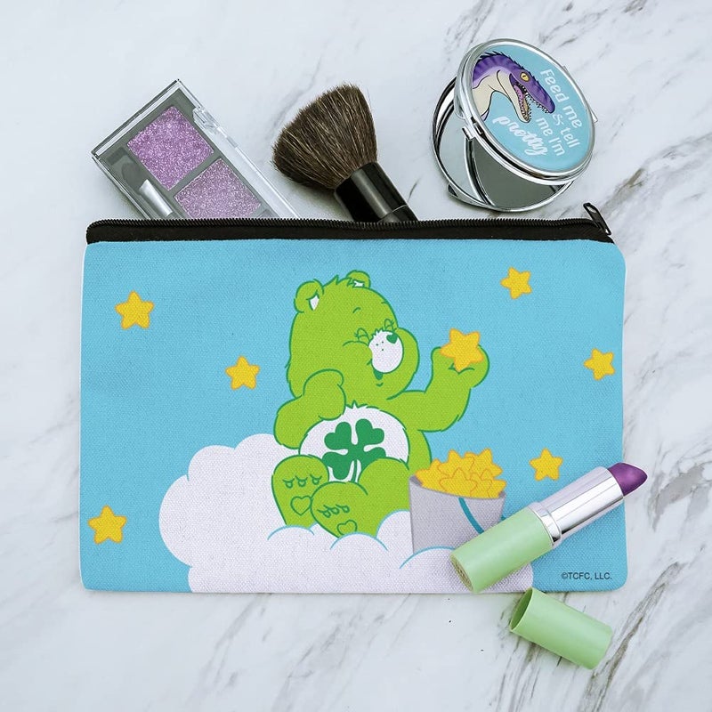 GRAPHICS & MORE Care Bears Good Luck Bear Makeup Cosmetic Bag Organizer Pouch - Image 2